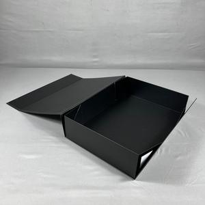 Wholesale Custom logo Black Luxury Magnetic Closure Packaging Clothing <b>Box</b> Cardboard Gift Shipping Underwear Shoe <b>Box</b> - Product Image 2