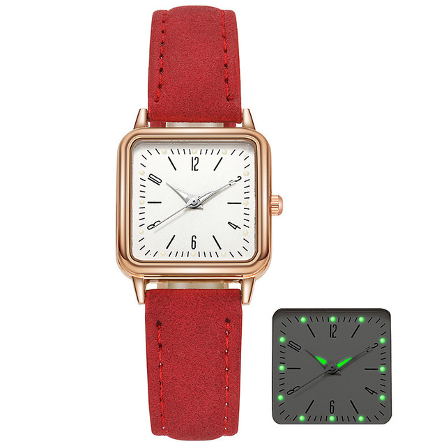 Relojes Femeninos Bracelet Quartz Waterproof Watches for Women Wristwatch PU Leather Watch Lady Sports Dress Lighter Watch