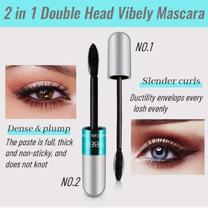 <span class=keywords><strong>Mascara</strong></span> <span class=keywords><strong>Vibely</strong></span> Waterproof Extra Volume Longue Durée Volumisant Allongeant Recourbant Anti-Bavures - Product Image 2