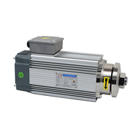 Hava soğutmalı testere bıçağı 3KW 3000rpm hassas yüksek hızlı alüminyum kesme mili motoru için cnc router motor