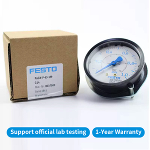 FESTOs PAGN Modular Panel Mount Pressure Gauge Precise Air Pressure Measuring Gauge For Pneumatic Air Source Treatment Assembly - Product Image 5