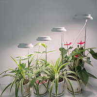 Lampe de culture LED à spectre complet IP54 pour plantes hydroponiques avec fonction minuterie, prise US/EU