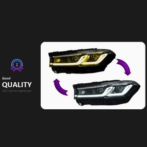 High Quality LED Head <b>Lights</b> 6000K for M5 5 Series G30 G38 2018-2022 <b>Plug</b> & Play Car Lighting - Product Image 4