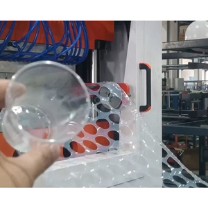 Hoàn toàn tự động dùng một lần nhựa thực phẩm hộp cup thermoforming máy bao gồm sưởi ấm hình thành PS Pet PP PVC EPS - Product Image 1