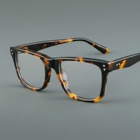 Kacamata Optik Bingkai Cat Eye Asetat Berkualitas Tinggi Model Terbaru Desain Italia untuk Unisex