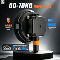 Support de caméra à ventouse en alliage d'aluminium de 4,5 pouces pour voiture, support pour appareil photo reflex numérique, conception à dégagement rapide, capacité de charge de 50 à 70 kg, marque Altowell