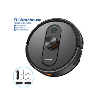 Bagotte Smart Robot Vacuum Cleaner Laser Radar Navigation Wet <b>Mop</b> Wifi Connectivity Battery-Powered Water for Household Use Robo - Product Image 1