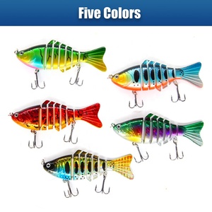 MISTER LURE 10cm 15.5g Esca Artificiale Multi-Articolata 6 Segmenti Swimbait Realistica Affondante per Trota, Spigola e Luccio - Product Image 2