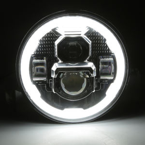 Morsun para Bonneville T100 T120 Speed Twin <span class=keywords><strong>Scrambler</strong></span> 900 1200 D0T Emark LED faro 7 "para Triumph faro - Product Image 5