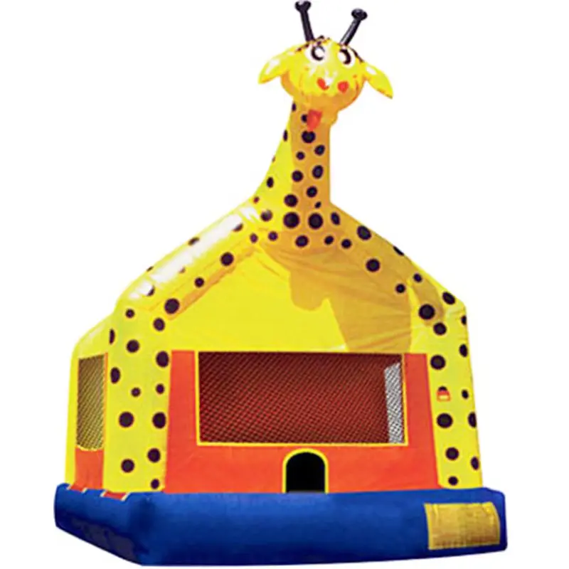 Giraffe bounce huis, opblaasbare dier speelgoed uitsmijter B1114