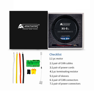 มอเตอร์ Myactuator RMDX6 1:8 CANV3 มอเตอร์แบบแบนสำหรับหุ่นยนต์ Exoskeleton มอเตอร์ Outrunner BLDC สำหรับหุ่นยนต์ - Product Image 5