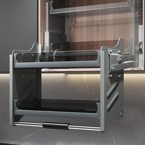 Gabinetes Superiores HNOSS, Cesta Elevadora Inteligente para Almacenamiento Desplegable, <span class=keywords><strong>Estante</strong></span> Desplegable para Gabinete de <span class=keywords><strong>Cocina</strong></span> Superior - Product Image 2