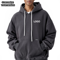 Vente en gros de sweats à capuche surdimensionnés pour hommes, design personnalisé, haute qualité, taille américaine, 100% coton, avec étiquette personnalisée