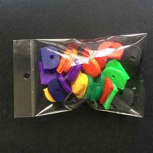 Étiquette d'identification de clé, manchon en silicone - Couleur personnalisée, ensemble de capuchons de protection pour clés pour l'organisation de la maison - Product Image 6