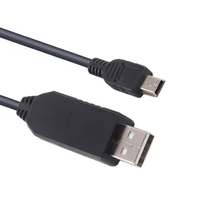 USB 대 미니 USB 타입 B 5 핀 RS232 직렬 콘솔 어댑터 케이블 변환기