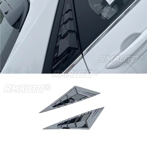 For Hyundai Elantra 2021 7th Gen Body Kit Car Side Rear <b>Window</b> Louver Shutter <b>Cover</b> Matte Black Sport Style Car Accessories - Product Image 5