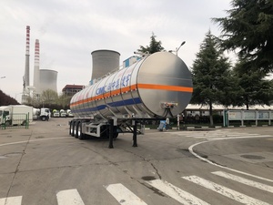 Semirremolque de líquido inflamable CIMC LINYU, 3 ejes, 48m3, transporte de aleación de aluminio, camión cisterna de combustible, vehículo líquido de aceite - Product Image 2