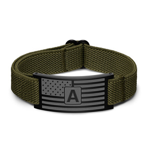 Nueva llegada de regalos de joyería cristiana de graduación, pulseras de muñeca ajustables con correa elástica negra para hombres y niños - Product Image 3