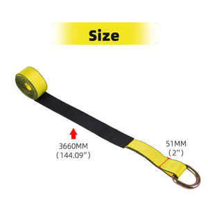 Cargo Strap 3660mm 51mm D-Ring <b>Polyester</b> <b>Tie</b> Down 11000lbs Strength Tire Bundle 4-Pack - Product Image 1