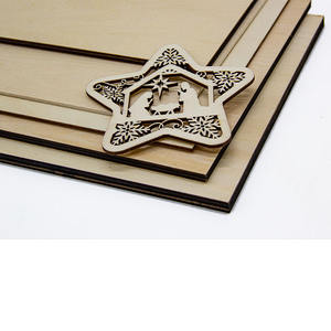 Hoja de madera contrachapada de tilo para corte láser, Material de modelismo para manualidades, grado de avión - Product Image 1