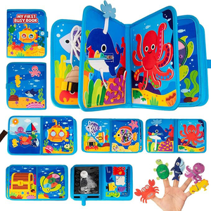 Dropshipping Products 2026 Cognitive Development - Tear and Stick Activity <b>Book</b> - Busy <b>Book</b> Sourcing Service in China - Product Image 2