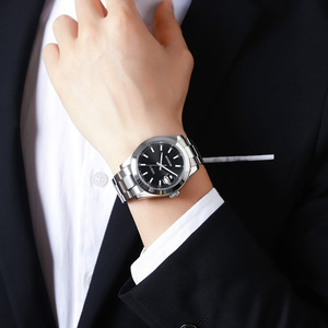 Bán Chạy Nhất 41Mm Dạ Quang Hiển Thị Sapphire Ống Kính 316L Thép Không Gỉ Không Thấm Nước Lịch Sang Trọng Tùy Chỉnh Cơ Khí Đồng Hồ - Product Image 4