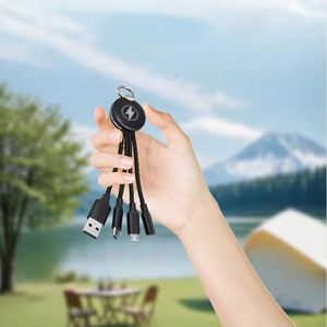 New Function Universal Portable 3 In1 Usb <b>Multi</b> Charging <b>Charger</b> Cable for Multiple Devices - Product Image 4