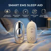 Appareil de massage EMS portable, 7 niveaux d'intensité, bâton de massage musical pour le sommeil, soulagement du stress, utilisation à domicile