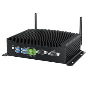 Mini PC de bureau sans ventilateur H6-I5-8260U 4 cœurs I5 DDR4 SSD Prise US/EU/UK/AU Utilisation industrielle 2 ports LAN RJ45 COM Nouveau H6-I5-8260U H6-I - Product Image 1