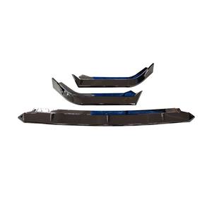 Protector de Parachoques Delantero Welta Negro Brillante para XRV 2019, Difusor de Labio con Soporte para Enganche de Remolque, Plástico ABS+PP - Product Image 3