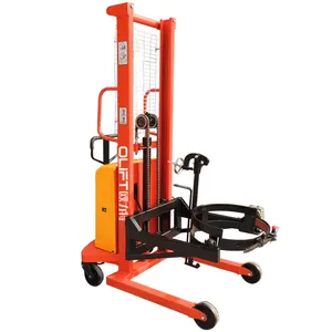 Gripper-type Manual Turning Hydraulic Oil Drum Lifter Handling Trucks