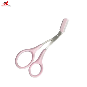 Eyebrow Trimmer Scissors with Comb Brows Hair <b>Removal</b> Grooming <b>Tool</b> for Shaping and Cutting Eyelashes GZ RTS Bulk Mixed Order - Product Image 1