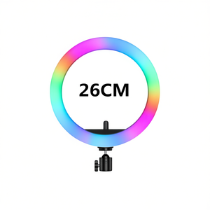 RGB LED Ring Light 26cm With Remote Control For Live Streaming Makeup Video - Product Image 2