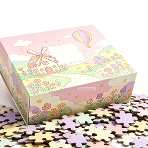 Puzzle en papier professionnel personnalisé avec impression couleur intégrale, 300 pièces, <span class=keywords><strong>carte</strong></span> <span class=keywords><strong>du</strong></span> <span class=keywords><strong>monde</strong></span>, jouet de géographie, puzzle pour enfants - Product Image 3