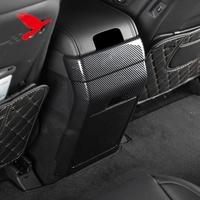 Pour Hyundai Santa Fe 2024-2026, couvercle de console centrale ABS, garniture de console centrale ABS, style fibre de carbone, accessoires intérieurs de voiture