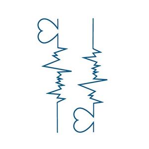 ชุดสักแบบชั่วคราวรูปหัวใจศิลปะสำหรับร่างกายกันน้ำ - Product Image 4