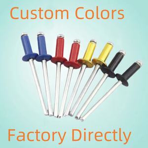 OEM阳极氧化涂层黑色彩色封闭式密封型盲铆钉防水盲POP铆钉铝钢5/32 3/16 - Product Image 5