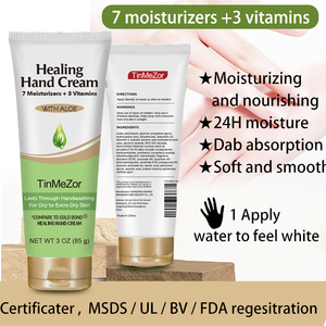 Crème adoucissante pour les <span class=keywords><strong>mains</strong></span> et les pieds à l'aloe vera et à la vitamine C, format voyage, OEM ODM, pour hommes, logo <span class=keywords><strong>personnalisé</strong></span>, crème pour les <span class=keywords><strong>mains</strong></span> - Product Image 3