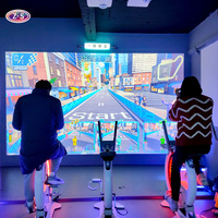 Solución de Proyector Interactivo de Bicicleta AR para Interiores y Exteriores, Sistema Simulador de Bicicleta AR con Soporte de Software Personalizado OEM/ODM