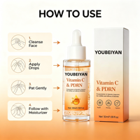 Sérum OEM réparateur anti-rides et éclaircissant à la vitamine C, traitement des taches brunes, à l'hyaluronate de sodium et au peptide de cuivre, liquide pour usage domestique