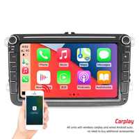Radio de Coche de 8 Pulgadas para Volkswagen VW Golf 5 6 Polo Passat B6 B7 CC Skoda Jetta Tiguan Touran, Pantalla de Unidad Principal con BT y CarPlay