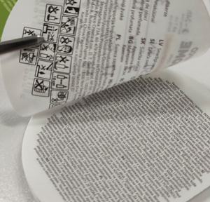 Autocollant de logo multicouche personnalisé adhésif étiquettes de révélation de pelage en <span class=keywords><strong>vinyle</strong></span> <span class=keywords><strong>expansé</strong></span> - Product Image 6