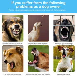 पोर्टेबल तीन मोड अल्ट्रासोनिक कुत्ते सरीसृप-बार्किंग डॉग रेपेलर रिमोट कंट्रोल एंटी-बार्किंग डॉग ट्रेनिंग कॉलर - Product Image 3