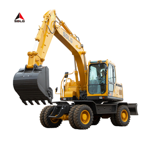 Excavatrice SDLG E7150F d'occasion, matériel de terrassement, petite excavatrice chinoise, mini-excavatrice, machine d'excavatrice sur roues de 15 tonnes à vendre - Product Image 1