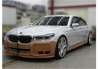 Body Kit FRP Modifikasi untuk BMW Seri 7 G11 G12 2016-2019 Bumper Depan/Belakang Side Skirt Spoiler Kondisi Baru Suku Cadang Bodi Mobil