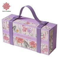 Boîte d'emballage rigide personnalisée et réutilisable Baoren pour invitations de mariage haut de gamme, cadeaux en vrac pour invités et friandises.