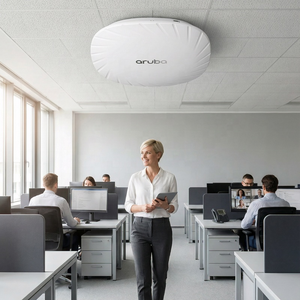 HPE <span class=keywords><strong>Aruba</strong></span> AP-<span class=keywords><strong>515</strong></span> <span class=keywords><strong>RW</strong></span> d'origine, Wi-Fi 6 haute densité, technologie ClientMatch, garantie de 1 an - Product Image 1