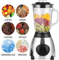 Groothandel Hoge Snelheid 2 In 1 Multifunctionele Food Mixer Elektrische Mixeur Fruit Blender Glazen Pot Blender Machine Voor Keuken