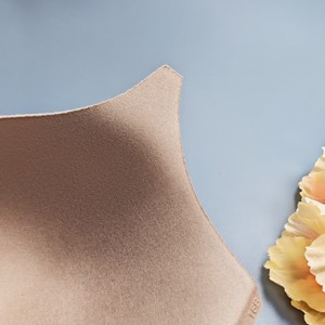Almohadillas de sujetador sin costuras de material PU moldeadas por inyección para trajes de baño de mujer, diseño de espuma triangular de talla grande, forma popular de gran venta sin costuras - Product Image 5