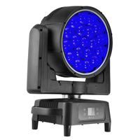 Lumière de scène extérieure 40W RGBW 4in1 LED Abeille Oeil Zoom Tête mobile avec effet de faisceau de contrôle DMX pour DJ IP66 Rating Corps en aluminium